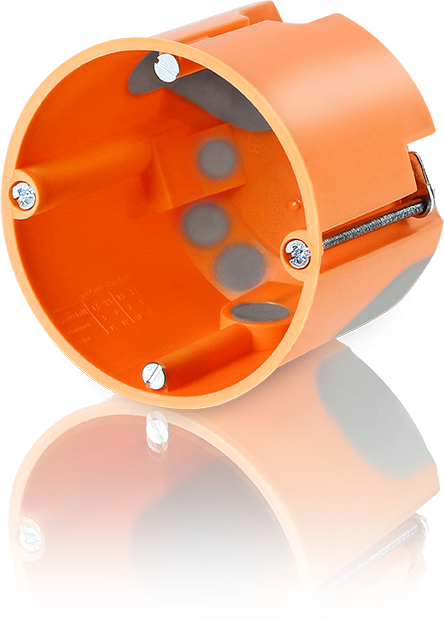 10x Hohlwanddosen flach Schalterdose 68mm 47mm tief Hohlwanddose