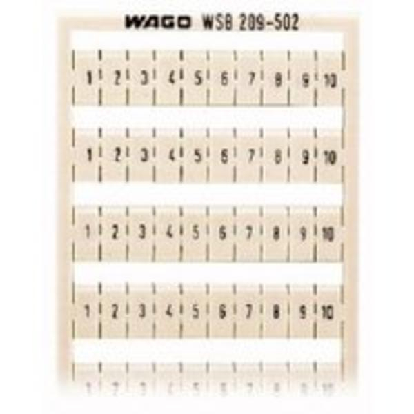 WAGO 209-502 WSB-Bezeichnungssystem 1-10 E7